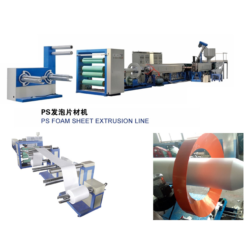 PS foam sheet extrusion line.