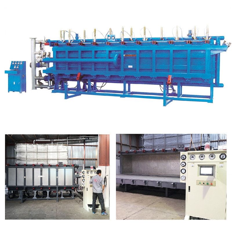 Air-cooled block forming machine