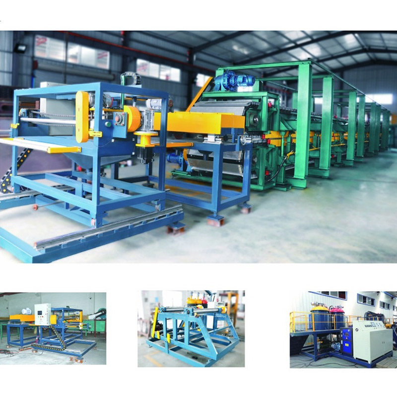 Polyurethane sandwich panel production line